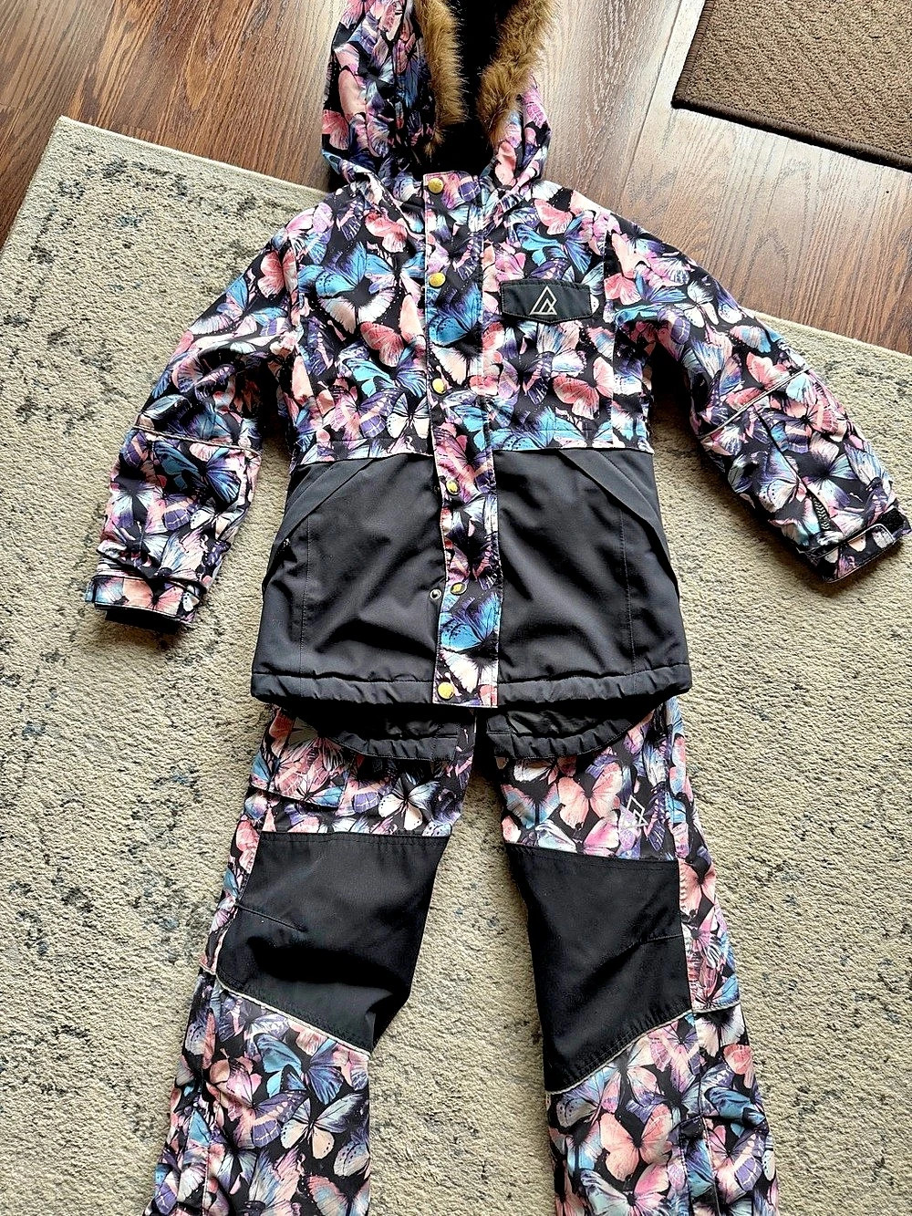 Ripzone Girls XS - Butterfly Snow Jacket & Pants